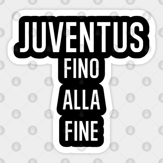 Juventus fc fino alla fine Sticker by FIFTY CLOTH